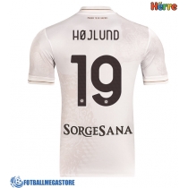 Fotballdrakt Herre SSC Napoli Rasmus Hojlund #19 Bortedrakt 2025-26 Kortermet